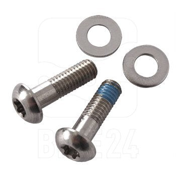 SRAM Bracket Mounting Bolts Stainless Steel T25 17mm Flat