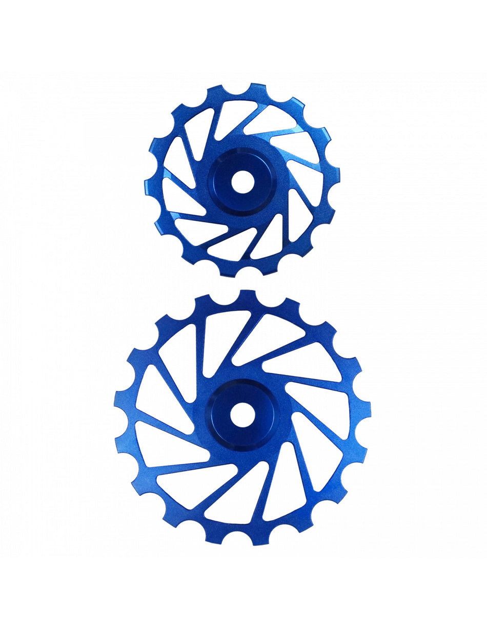 Nova Ride Ceramic Pulley Wheels 14T & 17T Blue