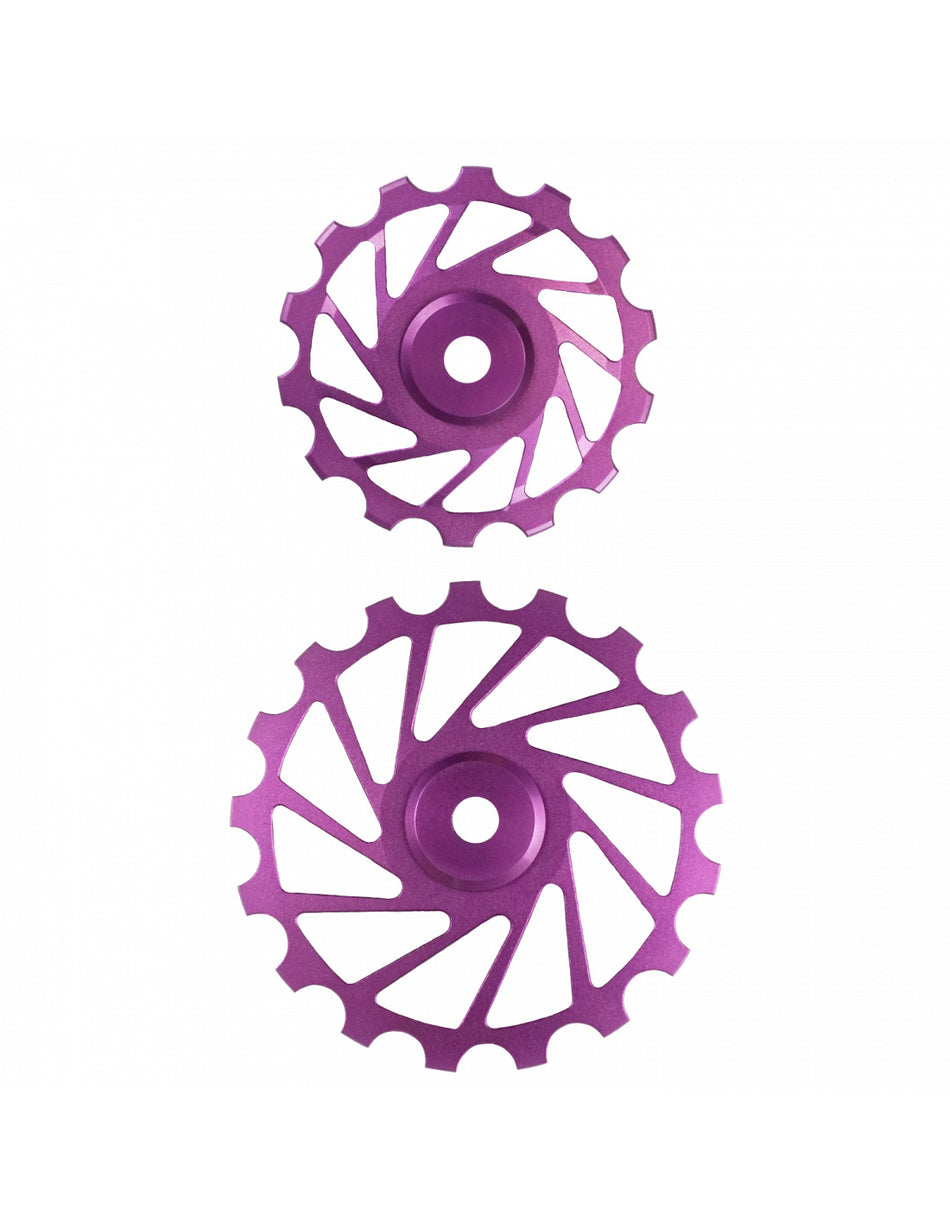 Nova Ride Ceramic Pulley Wheels 14T & 17T Purple