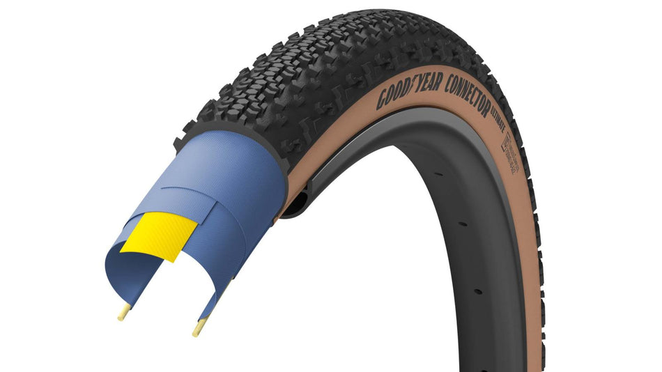 Goodyear 700x40c Connector Ultimate Tubeless Complete Tire Tan-Wall