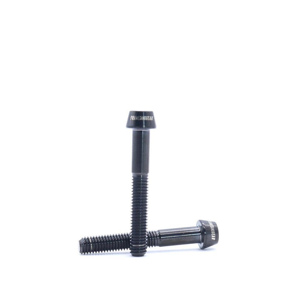 Framesandgear Titanium Screw Distance Mount Bolts M5*35 Black 2 pieces