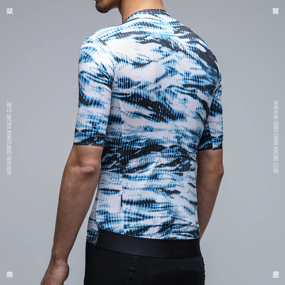 GRC Ice Blue Digital Print Jersey