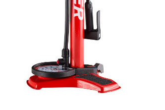 Bontrager Dual Charger Floor Pump - RED