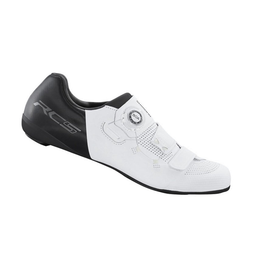 Shimano RC502 WIDE White Road Shoes size 43