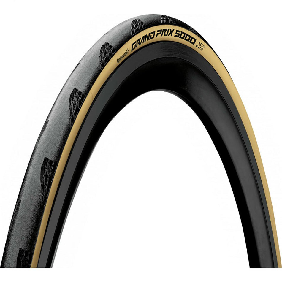 Continental GP5000 25C Black/Cream Tire