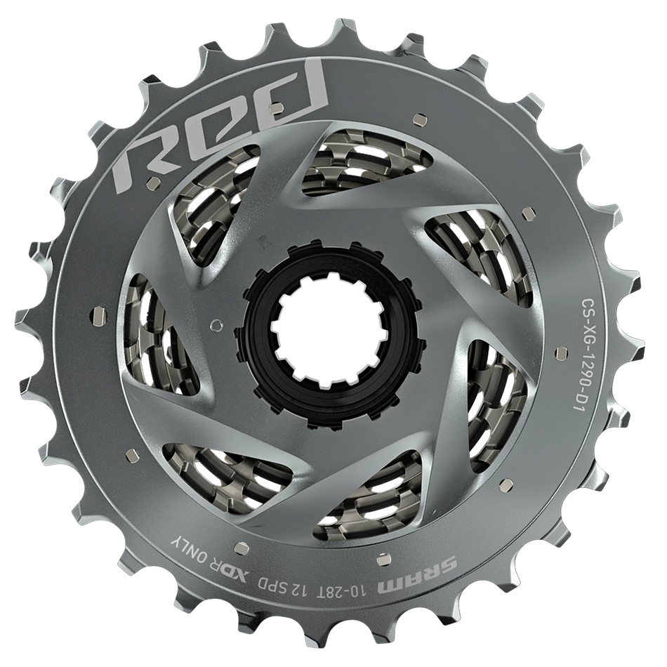 SRAM Red AXS 10-33T 12 Speed Cassette Silver