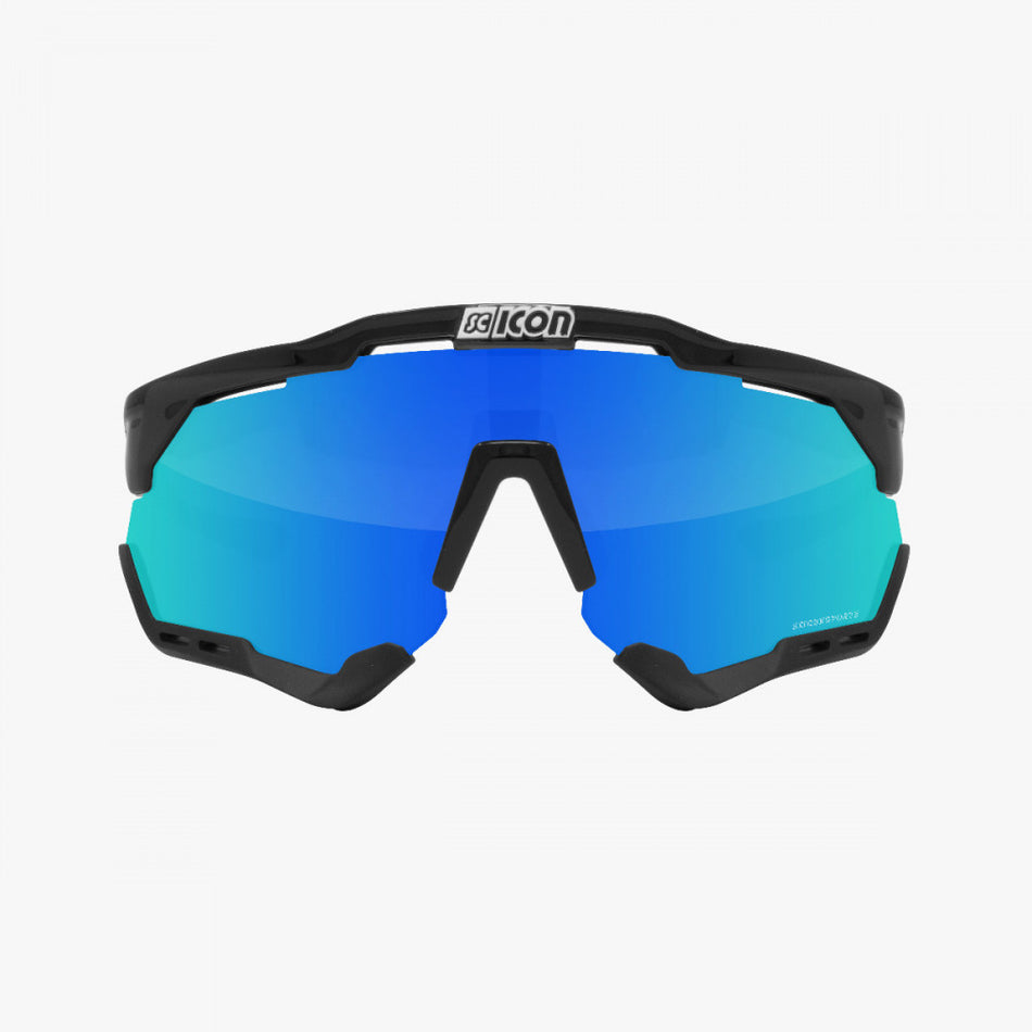 Scicon Aeroshade XL - Black/ Black Fender Multimirror Blue