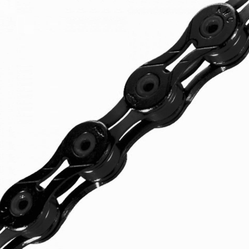 KMC DLC 11 Speed Chain Black on Black 116L