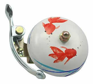 Crane Hand Painted Steel Band Mount Bicycle Bell